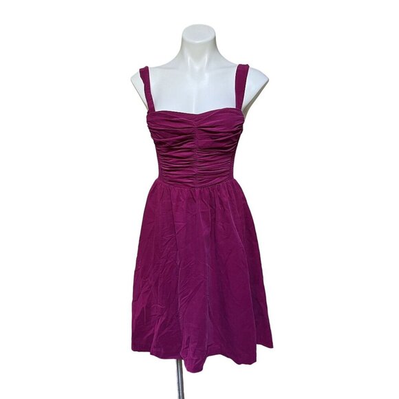 Anthropologie Dresses & Skirts - HD In Paris Velvet Dress Queen Anne Neckline Removable Straps 4